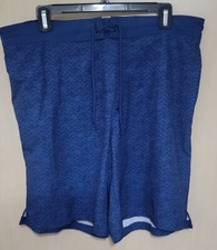 GEORGE Swim Trunks/Board Shorts Men's Size LARGE- 36-38 Drawstring Blue