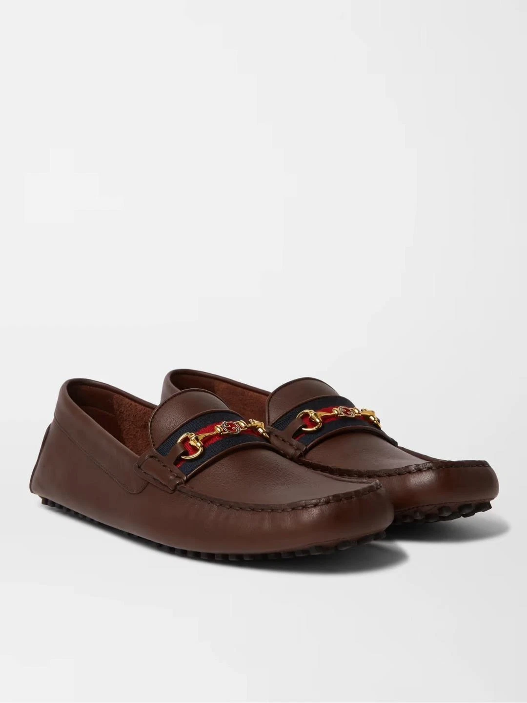Mocassin chaussures plates Gucci Ayrton bande de cheval conduite conducteur mocassins