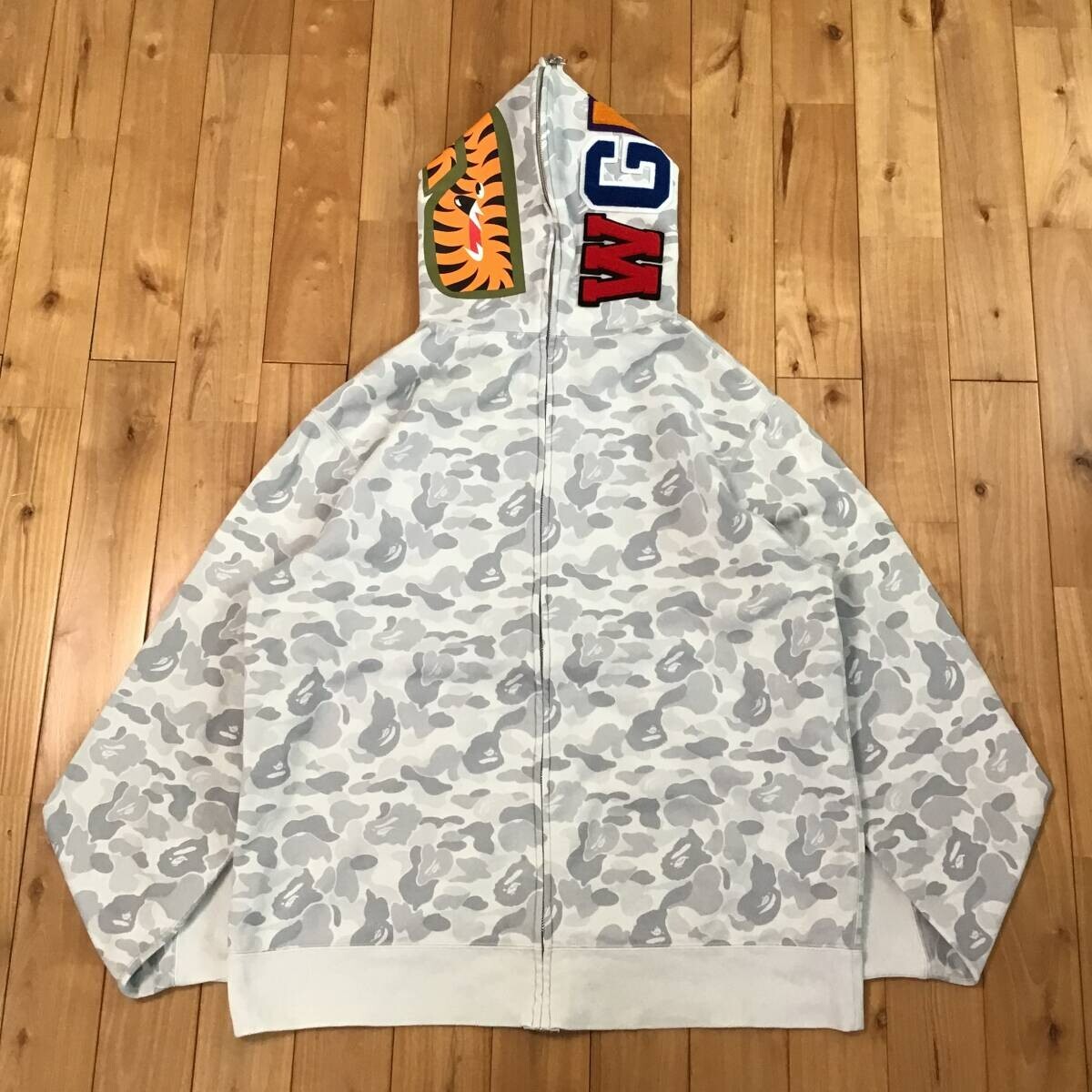 Harajuku Store Camo BAPE Separate shark full zip hoodie A Bathing 