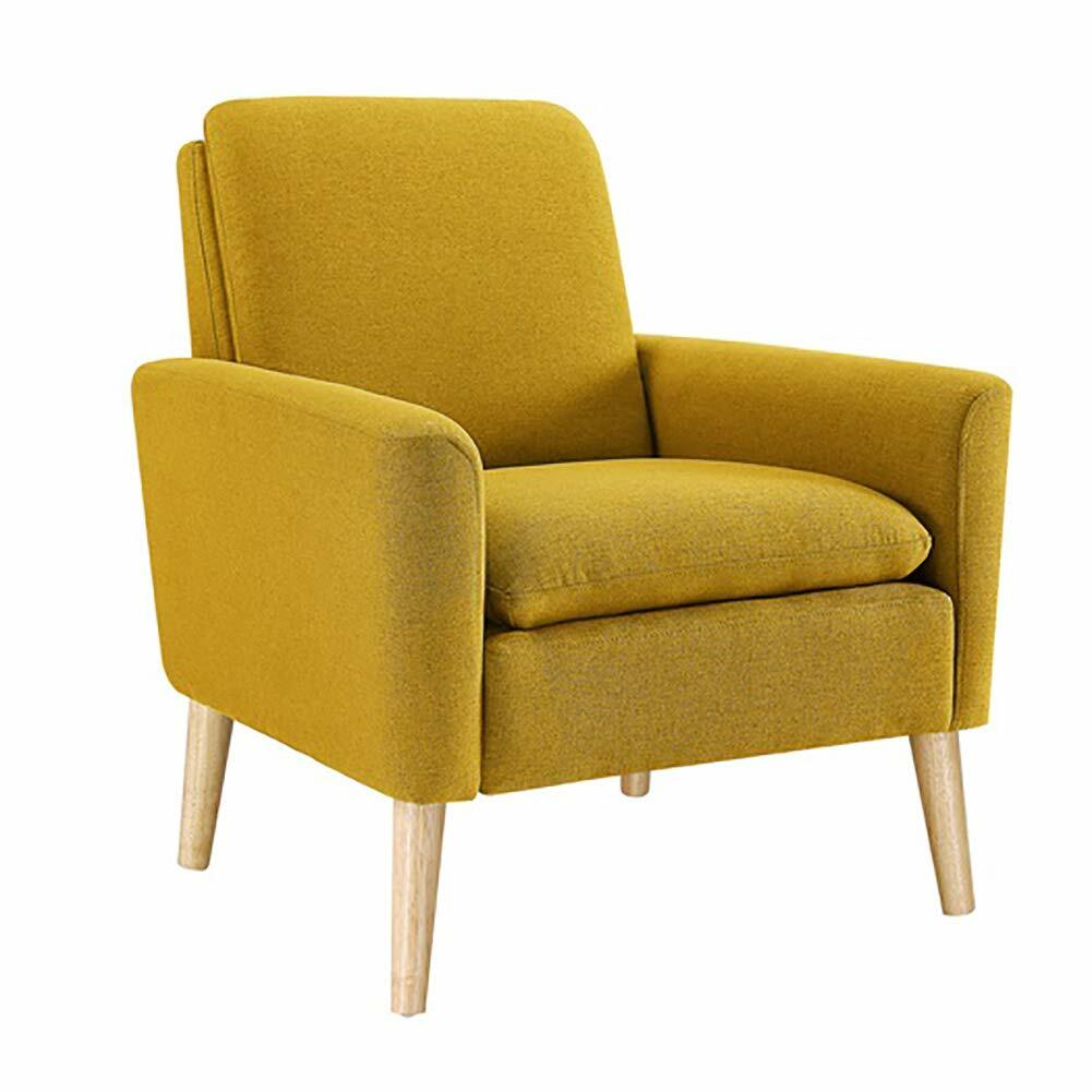 Modern Accent Fabric Chair Single Sofa Comfy Upholstered Arm Chair Living Room