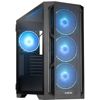 Chieftec Apex Lumo GA-01B-L-OP, Tower-Gehäuse, schwarz
