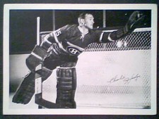 CHARLIE HODGE  '60-61 YORK PREMIUM MONTREAL CANADIENS LEGEND 5 X 7 PHOTO
