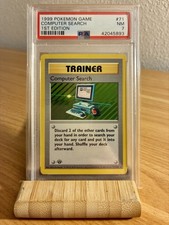 Computer Search PSA-7 1st Edition shadowless Base Set Pokémon English TCG