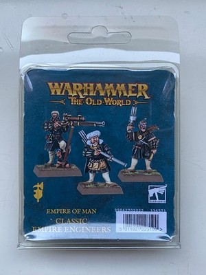 Games Workshop Citadel Warhammer Fantasy Old World Empire Engineers RARE OOP NIB