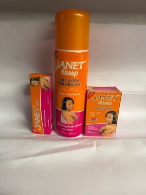 Janet Tube Cream , body lotion and bar soap