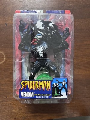 Spider-man Venom With Alien Ooze Base Action Figure 2002 ToyBiz
