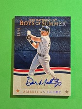 2025 Don Mattingly /10 Autograph Panini Boys Of Summer #AGS-DM American Glory