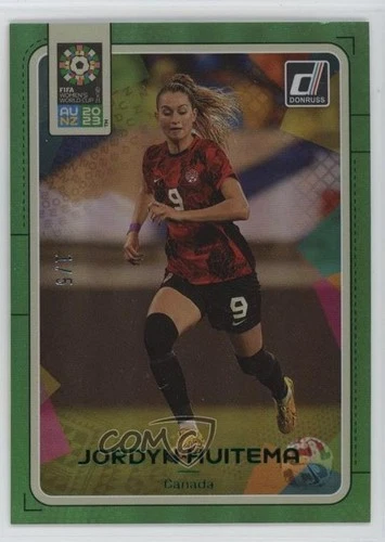 2023 Panini Donruss FIFA Women's World Cup Green 1/5 Jordyn Huitema #204 00y3