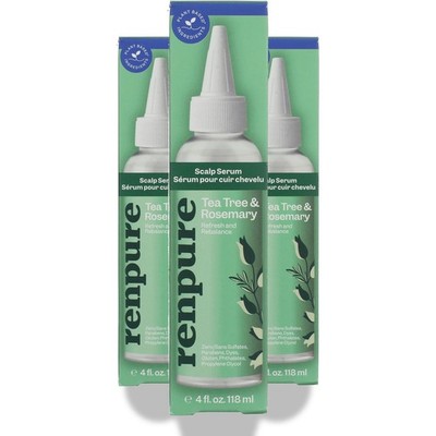 Renpure Tea Tree & Rosemary Scalp Serum 4 Fl Oz 3 Pack