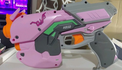 #ad #ad Overwatch D.Va HB50 Blaster Pink NERF Rival DIVA Gun Hasbro DVA No NERF Pellets $40.00