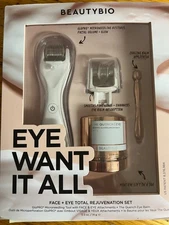 BEAUTYBIO Eye Want It All Roller Eye Lift Rejuvenation Set 0.5oz NEW AS PICT!