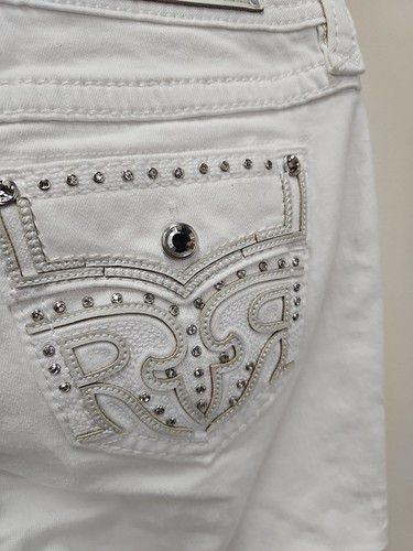 NEW ROCK REVIVAL $169 KENDA MID RISE BOOT STRETCH JEANS SZ 29/30 - Picture 8 of 9