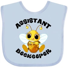 Inktastic Assistant Beekeeper Childs Beekeeping Baby Bib Honeybee Future Boys
