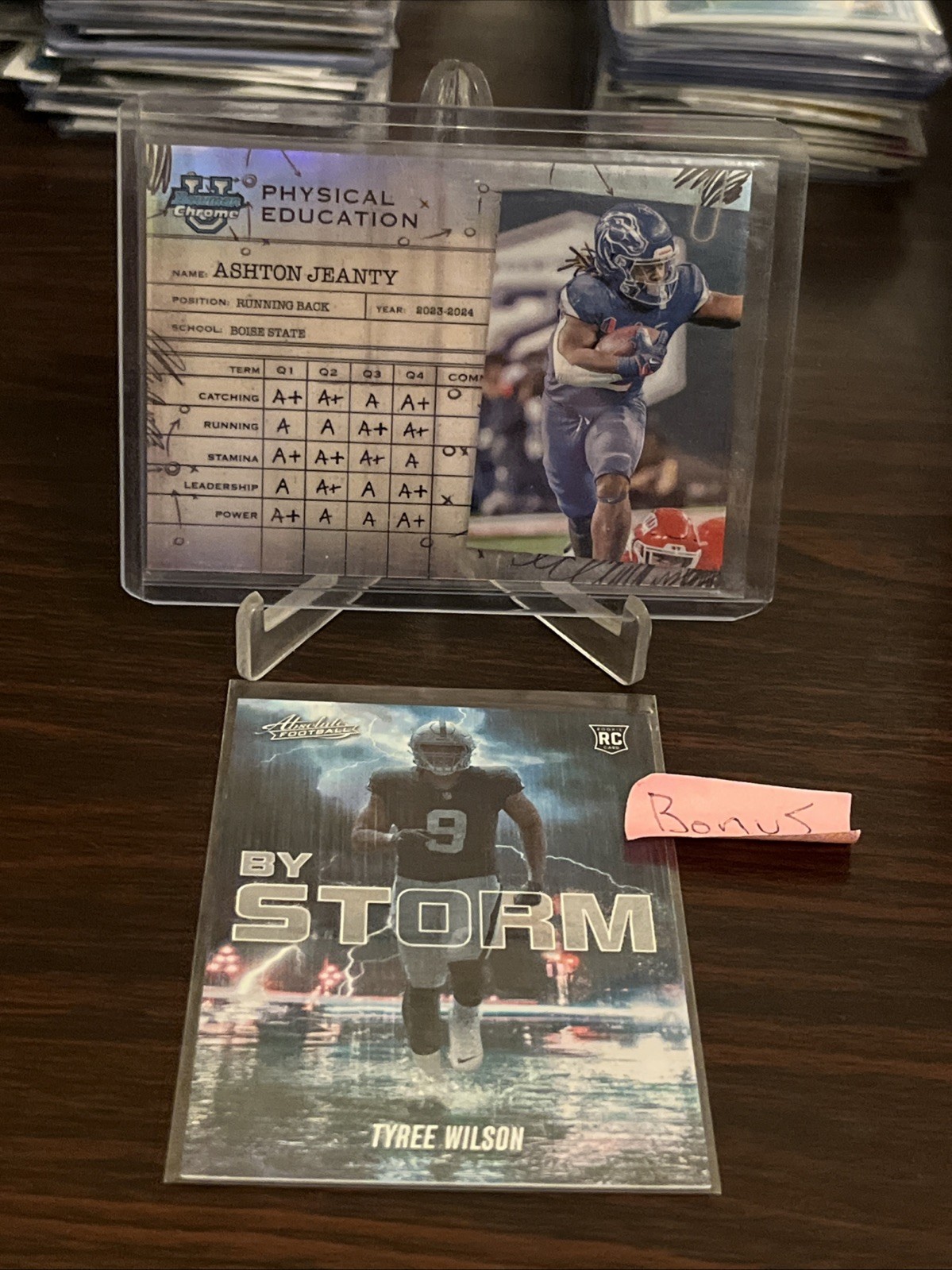 2024 Bowman Chrome University Ashton Jeanty Physical Education Case Hit Boise St