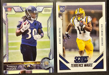 Terrence Magee Baltimore Ravens lot of 2 2015 Rookie Cards