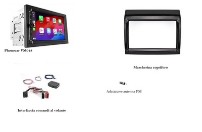 Drahtloses Multimedia-System 6,75'' AA CP Für Fiat Ducato (250) Serie 2012-2014
