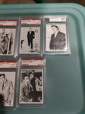 1965 Man From Uncle 7 Graded Lot | eBay