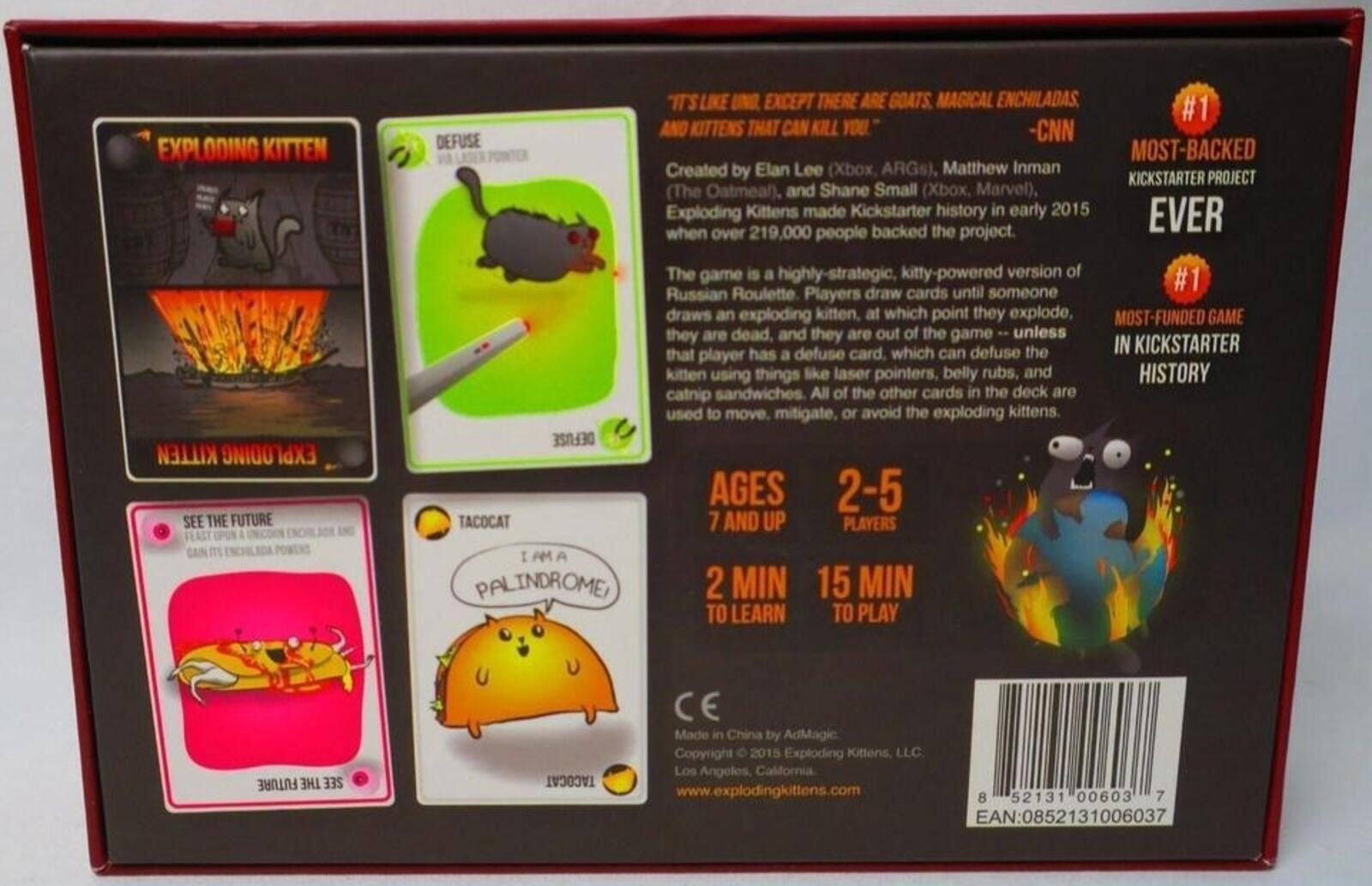 Exploding Kittens Card Game image 2