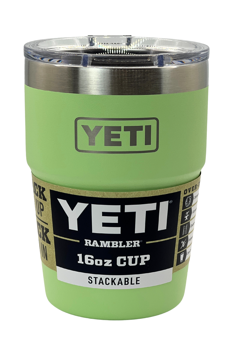 YETI Rambler 16 oz Stackable Cup Key Lime Retired Limited Edition