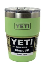 YETI Rambler 16 oz Stackable Cup Key Lime Retired Limited Edition Fast Ship