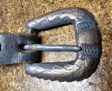 sterling silver vintage 1/2" collectable buckle western collectable 11.8G