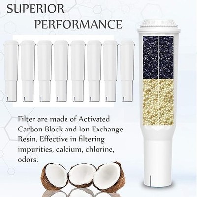 8PCS Wasserfilter für Jura Impressa Z5 Z6 E9 J5 F60 S7 S9  Coffee Water Filter x