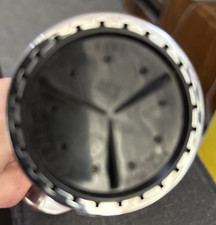 Rare DELTA Chrome 2" Black Center Adjustable Shower Head kit