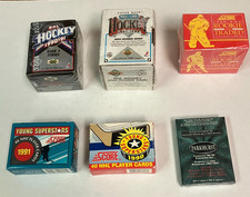 6 Different NHL Hockey Sets/Boxes Score, Upper Deck, Parkhurst 1990,1991,1992