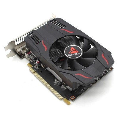 Grafikkarte Biostar Radeon Rx550 Grafiken 4gb Ddr5 Gaming AMD DVI Dp HDMI_
