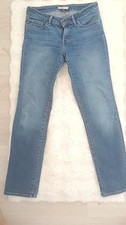 Levi's Jean 714 Straight slim droit denim bleu femme taille 38