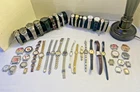 46 Vintage Mix Mechanical/Quartz Watches Designer Guess Casio Timex