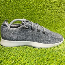 Allbirds Wool Runners Mens Size 10 Gray White Athletic Walking Shoes Sneakers