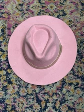 Lady Gaga Joanne World Tour Official Concert Merchandise Iconic Pink Fedora Hat