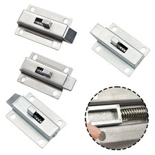 Stainless Steel 2 Inch Door Bolt Latch Automatic Spring Lock for Multiple Uses