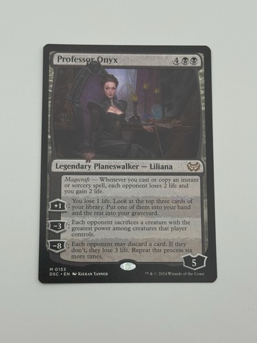 Professor Onyx - 153 - NM - Commander: Duskmourn House of Horror DSC - MTG