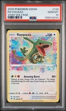 PSA 10 RAYQUAZA 138 AMAZING RARE VIVID VOLTAGE POKEMON