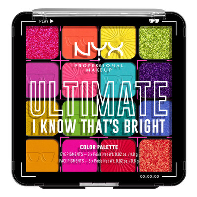 NYX Professional Makeup Ultimate Eye Shadow Palette That's Bright * NEW~ USPR04 