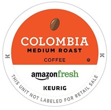 AmazonFresh 80 Ct. K-Cups, Colombia Medium Roast, Keurig K-Cup Brewer Compatible
