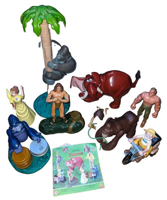 Tarzan McDonald's Happy Meal 1999 Spielzeug Figuren Auswahl