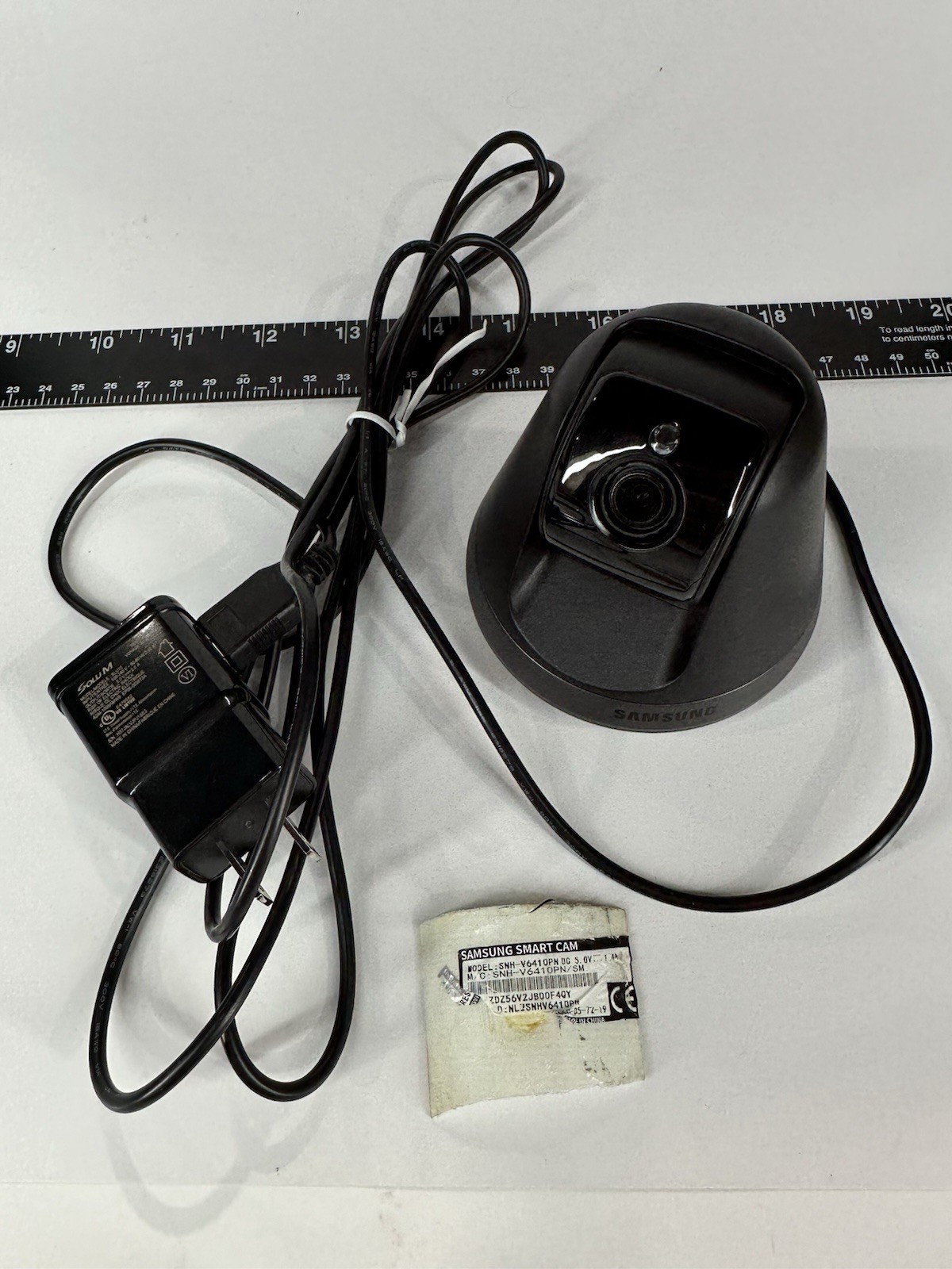 SAMSUNG SNH-V6410PN Pan/Tilt 1080P Wi-Fi Home/Office Security Camera Black