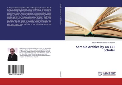 Seyed Mohammad Hassan Hosseini | Sample Articles by an ELT Scholar | Taschenbuch