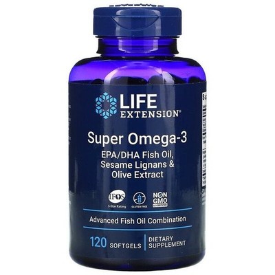 Life Extension Super Omega-3 - 120 softgels (366,58 EUR/kg)