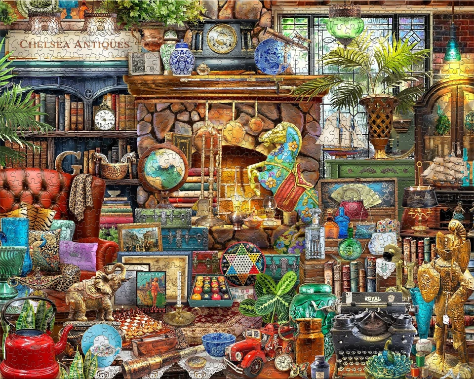 - EZ2Hold - Collector's Retreat - 1000 Piece Jigsaw Puzzle for Adults - Chall... - Image 2 of 4