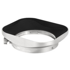 Haoge LH-F48W Square Lens Hood for Olympus M.ZUIKO Digital 17mm f1.8 Lens Silver