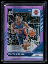 2024-25 Donruss Optic #202 Marcus Sasser Hyper Pink