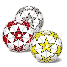 Palla Pvc Calcio Stars Giallo rosso silver – Giocattolo per Bambini 3+ anni