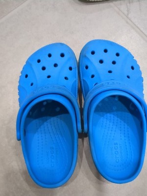 Crocs Iconic Comfort Size Us J2 Blue Slip