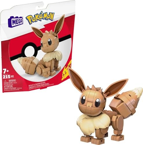 Mega Construx Pokemon Eevee Building Set 215 Teile Kinder HDL84 R87242330-image