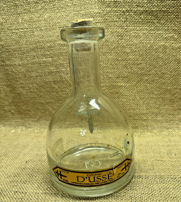 D'USSE VSOP Cognac Empty Bottle 750ml - With Cork & Iconic Cross Logo