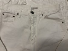 Vintage Cherokee Woman  s White Jeans Women's Size 8A Cottage Core Y2K